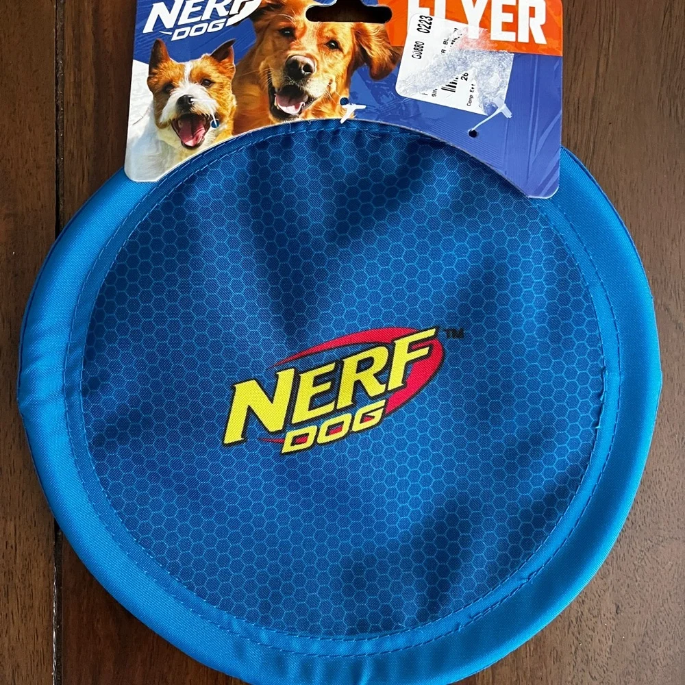 Nerf Dog Blue Flyer Toy